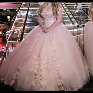 Floral Off The Shoulder Quinceañera Dress By Morilee 89231